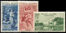 ** ALGERIE 346/48 : Oeuvres De L'Armée, TB - Other & Unclassified