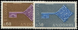 ** ANDORRE 188/89 : Europa 1968, TB - Nuevos