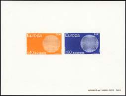 ANDORRE 202/03 : Europa 1970, épreuve Collective, TB - Unused Stamps