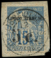 CONGO 2 : 5c. Sur 15c. Bleu Obl. Càd 12/7/91 S. Fragt, TB - Other & Unclassified