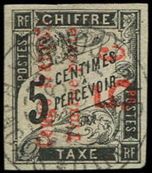 CONGO 8 : 5c. Sur 5c. Noir, Obl., Surcharge De Bas En Haut, Petit Cl., TB - Sonstige & Ohne Zuordnung