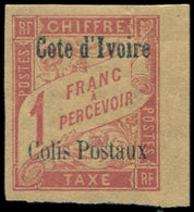 * COTE D'IVOIRE Colis Px 4b : 1f. Rose Sur Paille, Sans Accent Circonflexe Sur Le O De Cote, Pelurages, B/TB - Otros & Sin Clasificación