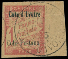 COTE D'IVOIRE Colis Px 4 : 1f. Rose S. Paille, Bdf, Obl., TB. Br - Sonstige & Ohne Zuordnung