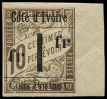 * COTE D'IVOIRE Colis Px 8a : 1f. Sur 10c. Brun, T II, Bdf, TB - Sonstige & Ohne Zuordnung