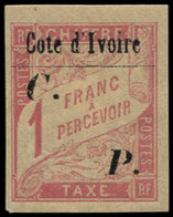 * COTE D'IVOIRE Colis Px 19 : 1f. Rose Sur Paille, TB - Other & Unclassified