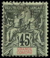 GRANDE-COMORE 18 : 45c. Noir S. Vert, TB - Other & Unclassified