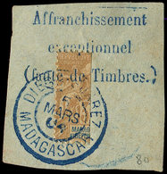 MADAGASCAR 80 : Moitié De 30c. Brun Obl. Càd 5/3/04 S. Fragt, TB - Other & Unclassified