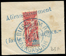 MADAGASCAR 83A : Moitié De 10c. Obl. Càd DIEGO SUAREZ 22/8/04 S. Fragt, TB - Other & Unclassified