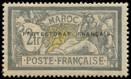 * MAROC 52a : 2f. Violet Et Jaune, SANS La Surcharge F, TB - Other & Unclassified