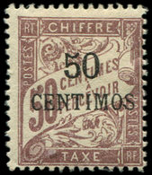 * MAROC Taxe 4 : 50 Centimos S. 50c. Lilas-brun, TB - Other & Unclassified