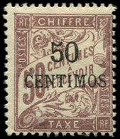 * MAROC Taxe 4 : 50 Centimos S. 50c. Lilas-brun, TB - Sonstige & Ohne Zuordnung