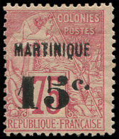 * MARTINIQUE 18 : 15c. Sur 75c. Rose, TB - Autres & Non Classés