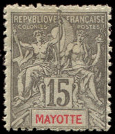 * MAYOTTE 16 : 15c. Gris, TB - Other & Unclassified