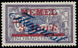 * MEMEL PA 14 : 3m. Sur 60c. Violet Et Bleu, TB. J - Autres & Non Classés