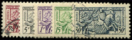 MONACO 371/75 : Sceau Princier, Obl., TB - Unused Stamps