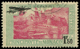 MONACO PA 1 : 1f.50 S. 5f. Vert Et Rose-lilas, TB - Poste Aérienne