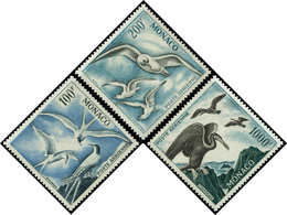 ** MONACO PA 66/68 : Oiseaux De Mer, Dentelés 13, TB - Airmail