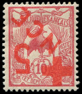 * NOUVELLE CALEDONIE 110a : +5c. Sur 10c. Rouge, Surch. RENVERSEE, TB - Unused Stamps