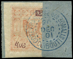 OBOCK 53a : Moitié De 20c. S. Fragt, Obl., TB - Other & Unclassified