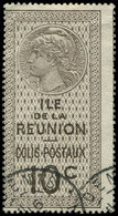 REUNION Colis Px 9 : 10c. Brun Et Brun-noir, Obl., TB - Other & Unclassified