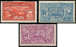 * SAINT PIERRE ET MIQUELON 129/31 : La Série, TB - Unused Stamps