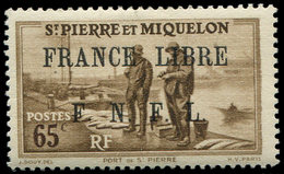 * SAINT PIERRE ET MIQUELON 259 : 65c. Brun, FRANCE LIBRE, TB - Nuevos