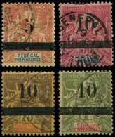 SENEGAL 26/29 : Type Groupe, Surchargés De 1903, Obl., TB - Otros & Sin Clasificación