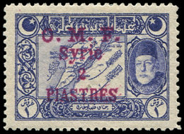 * SYRIE AIN-TAB 4 : 2pi. Sur 1pi. Bleu-violet, TB - Other & Unclassified