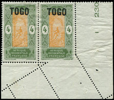 * TOGO 103 : 4c. Olive Et Orange, Jolie Variété De PIQUAGE En Cdf, TB - Sonstige & Ohne Zuordnung