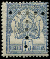 * TUNISIE Taxe 4 : 15c. Bleu S. Gris, TB - Other & Unclassified