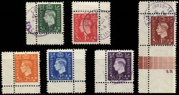 EMPIRE Timbres De Guerre : 6 Faux De Propagande George VI, Obl., TB - Other & Unclassified