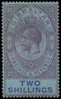 * GIBRALTAR 69 : 2s. Violet Et Bleu Sur Azuré, TB - Gibraltar