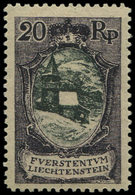 * LIECHTENSTEIN 52 : 20r. Violet Et Noir, TB - Neufs