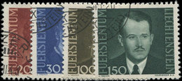 LIECHTENSTEIN 189/92 : Princes, La Série Obl., TB - Unused Stamps