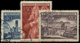 LIECHTENSTEIN 243/45 : Schellenberg, La Série Obl., TB - Unused Stamps
