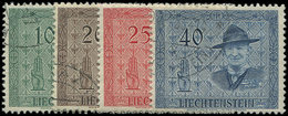 LIECHTENSTEIN 277/80 : Scoutisme, La Série Obl., TB - Unused Stamps