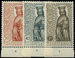** LIECHTENSTEIN 291/93 : Année Mariale, La Série, TB - Unused Stamps