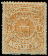 (*) LUXEMBOURG 16b : 1c. Orange, TB - 1852 Willem III