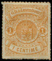 (*) LUXEMBOURG 16b : 1c. Orange, TB - 1852 Wilhelm III.