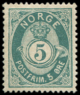 * NORVEGE 38b : 5s. Vert-émeraude, TB - Used Stamps