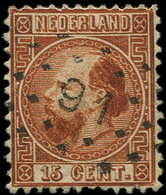 PAYS-BAS 9 : 15c. Brun-rouge, Obl., TB - Used Stamps