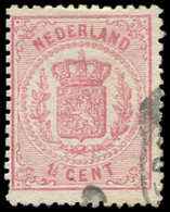 PAYS-BAS 16 : 1 1/2c. Rose, Obl., TB - Used Stamps