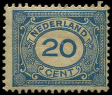 * PAYS-BAS 105 : 20c. Bleu, TB - Used Stamps