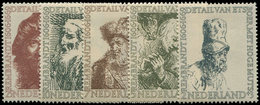 * PAYS-BAS 649/53 : Rembrandt, La Série, TB - Used Stamps