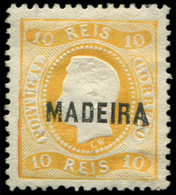 (*) PORTUGAL MADERE 7 : 10r. Ocre, Sans Gomme, TB - Madeira