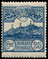 ** SAINT MARIN 38 : 25c. Bleu, TB - Nuevos