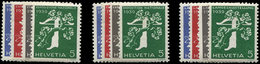 ** SUISSE 329/40 : La Série, TB - Gebraucht