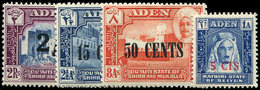 * ADEN Protectorat Britannique 20/27 : La Série Surch., TB - Aden (1854-1963)