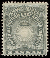 AFRIQUE ORIENTALE BRITANNIQUE 14 : 8a. Gris, Obl., TB - Andere & Zonder Classificatie