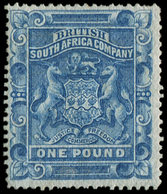 * AFRIQUE DU SUD, Cie Britannique 8 : 1£. Bleu, TB - Non Classés